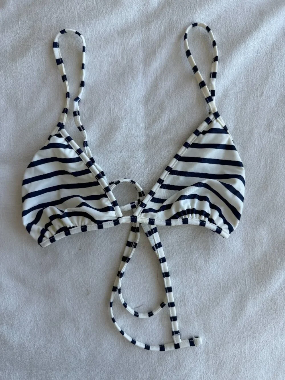 Rachel Pally Triangle Striped Bikini Top - Picture 1 of 5